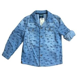 Genuine Kids OshKosh Button-Down Jean Shirt